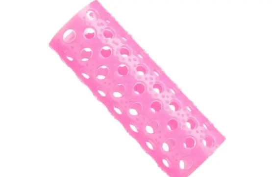 Eurostil Rulos De Plastico Rosas Nº2 8uds